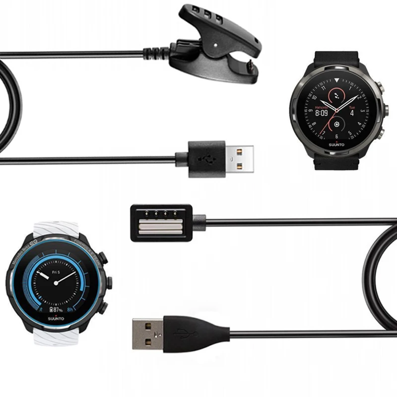 

USB-кабель для зарядки, зарядное устройство для Suunto 9 Baro/Peak/D5/5/3, фитнес/Spartan Sport/тренажер на запястье HR/Ultra/Ambit 4/3/2/Traverse