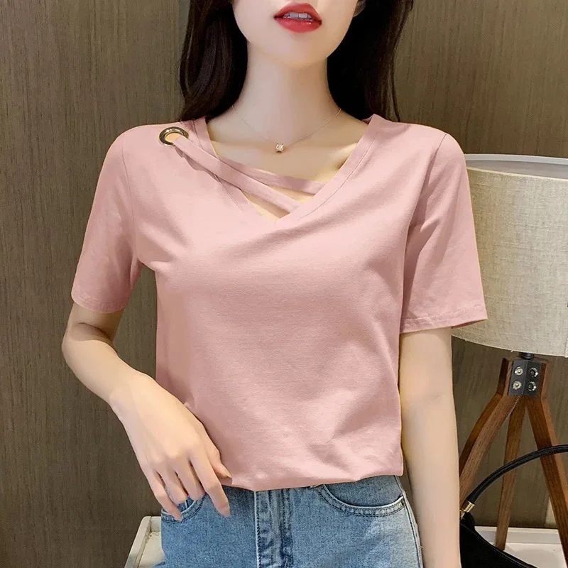 

Fashion Logo Printing fuchsia T Shirts Women's Short Sleeve Fashion 100% cotton Female T-Shirts