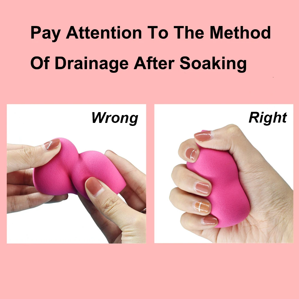 2 шт. косметический спонж для макияжа в форме капли основы и коническая форма