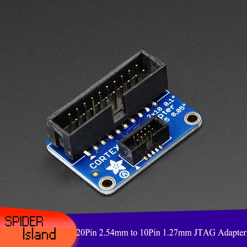 Плата адаптера JTAG 20Pin от 2 54 мм до 10Pin 1 27 Поддержка преобразователя JLINK SWD |