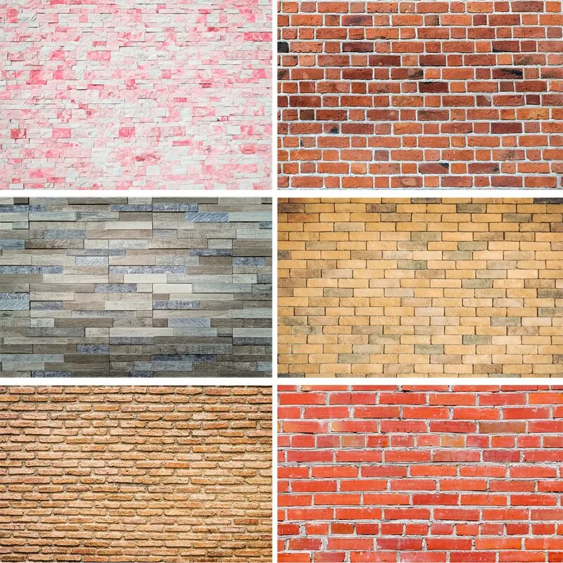 

Vinyl Custom Photography Backdrops outdoor+Brick wall Theme Photography Background 200206NT-03