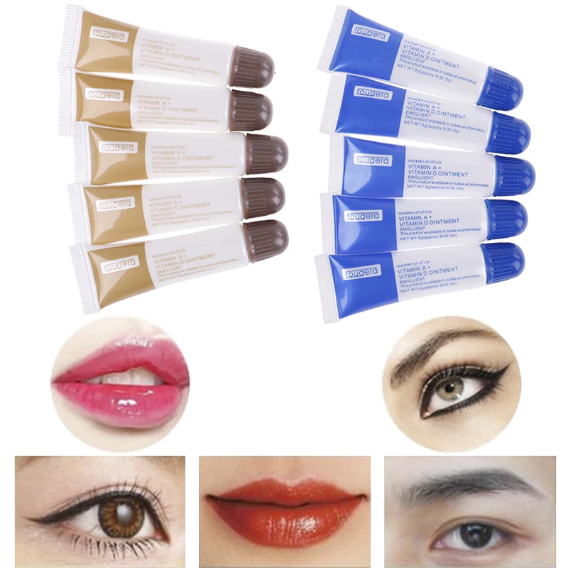 

New 5PCS Microblading Permanent Makeup Supplies Eyebrow Lip Tattoo Ointment Aftercare Body art Permanent Makeup Tattoo Supplies