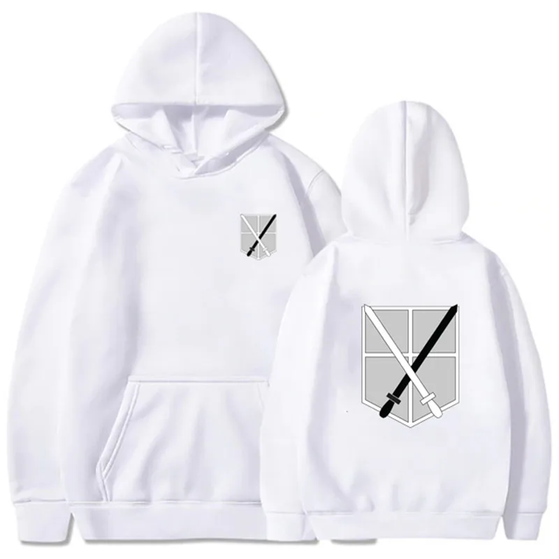 

Japanese anime Attack on Titan hoodie sweatshirt Halloween party Sword of Crusade cosplay costume spring and autumn jacket sweat