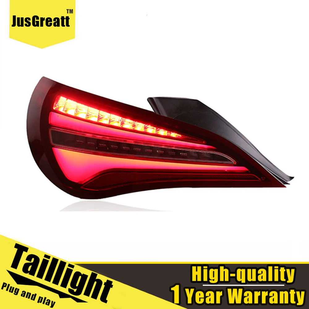 

2pcs Car Styling for Benz CLA 2015-2018 tail lights assembly All LED Rear Lamp+ dynamic turn signal +reverse light