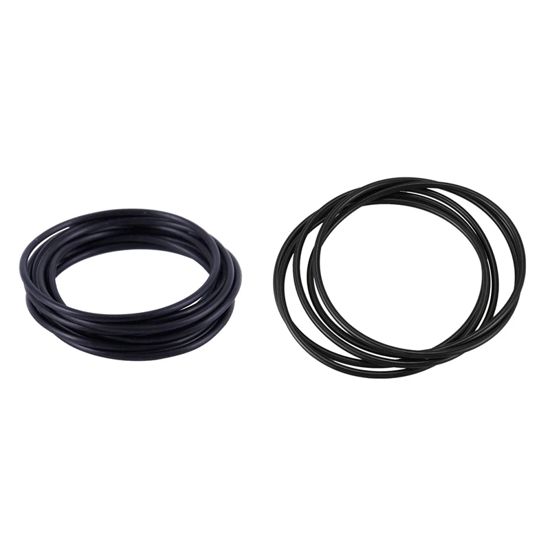 

15 Pcs Black Rubber Oil Filter Gasket O-Ring Gasket , 5 Pcs 90 X 83.8 X 3.1Mm & 10 Pcs 38 X 35 X 1.5Mm