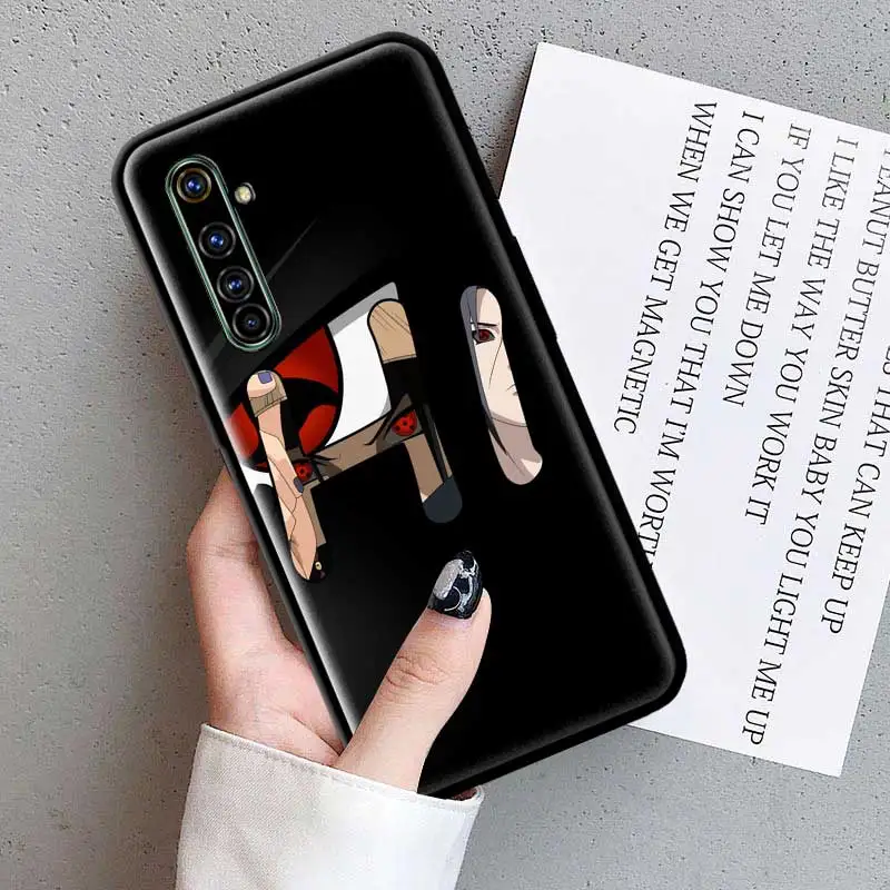 

Anime Naruto Collage Case For Realme 5i 5 6 Pro 6i X2 XT C3 X50 5G Narzo 10 10A Black Silicone Des Cas Phone Coque Bags