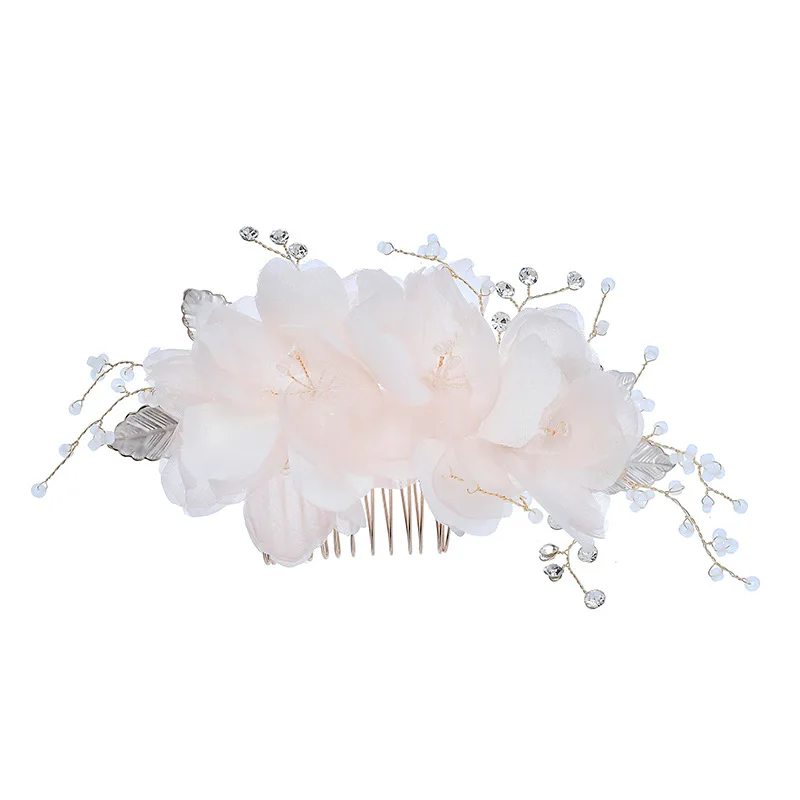 

Bride ornaments fairy flower crystal headgear accessories studio shape and makeup accessories bride com