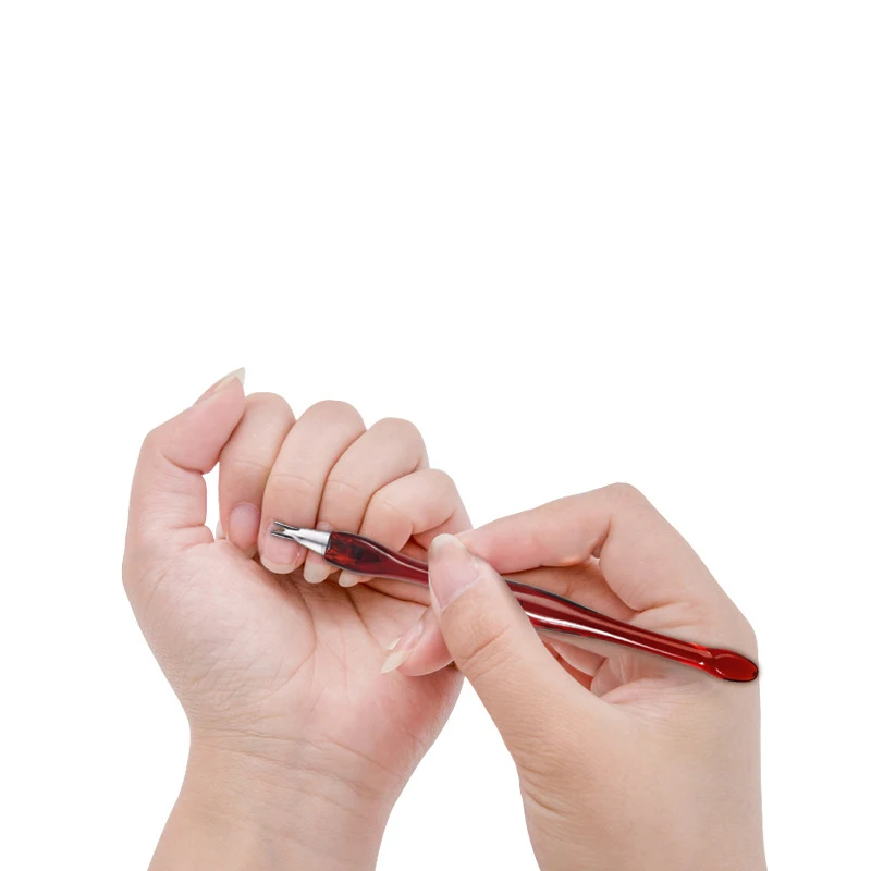 Из нержавеющей стали для кутикулы жидкость снятия двухсторонний инструмент