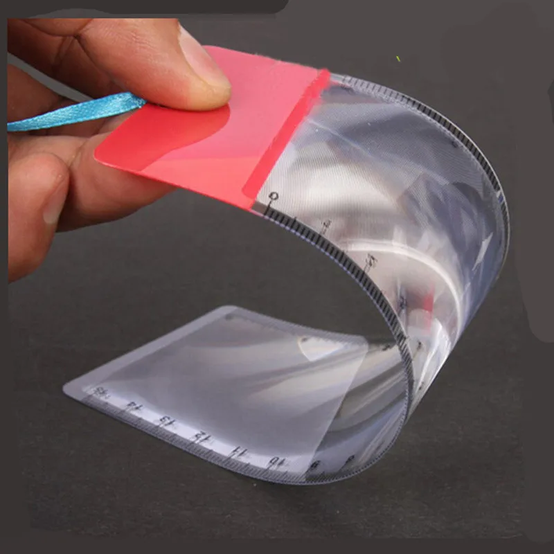 10 шт. рекламные подарки карты тип ПВХ ультратонкий 3x Закладка увеличительное