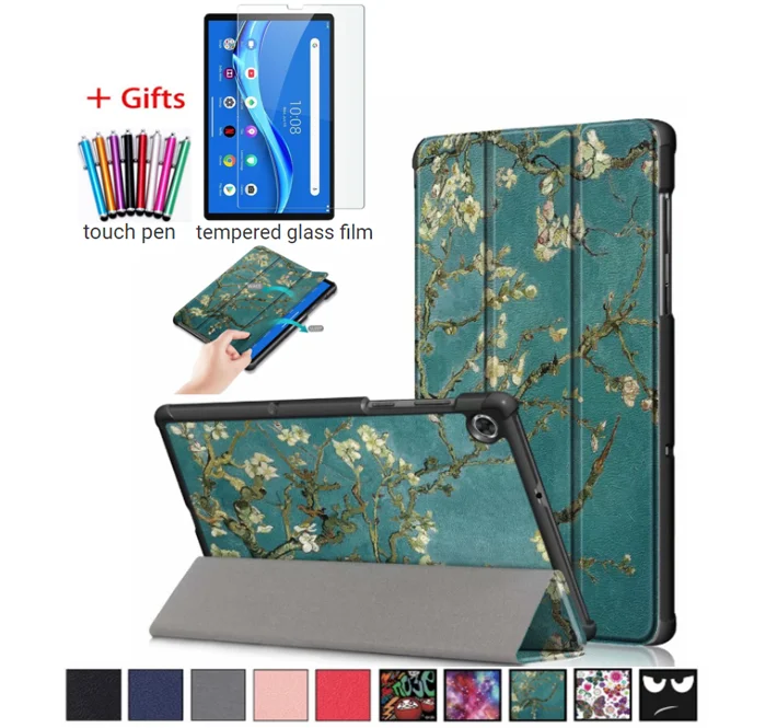 GLIGLE чехол с автоматическим спящим режимом для Lenovo Tab M10 FHD Plus TB X606F + стилус пленка