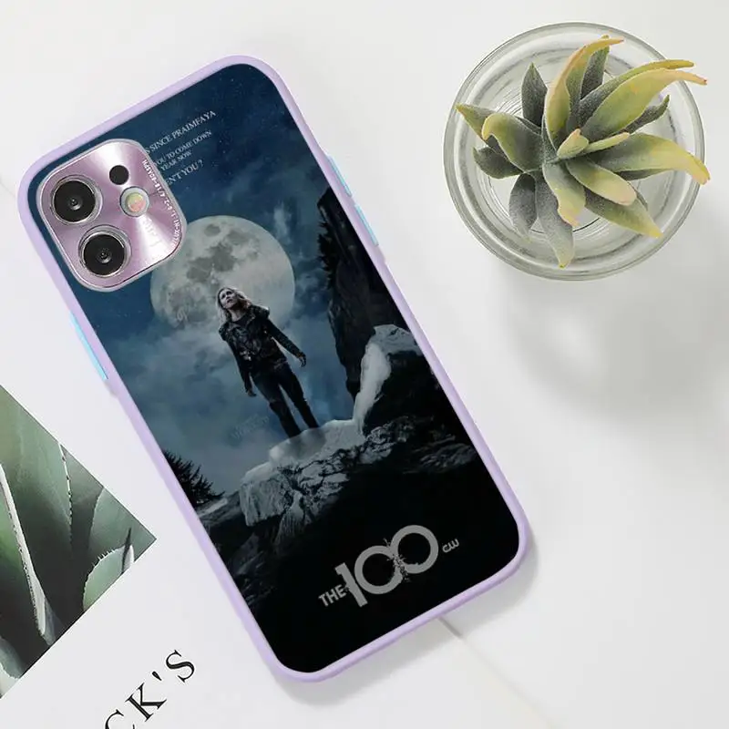 

The Hundred The 100 Tv Shows Phone Case purple matte transparent For iPhone 7 8 x xs xr 11 12 pro plus max mini Clear Funda