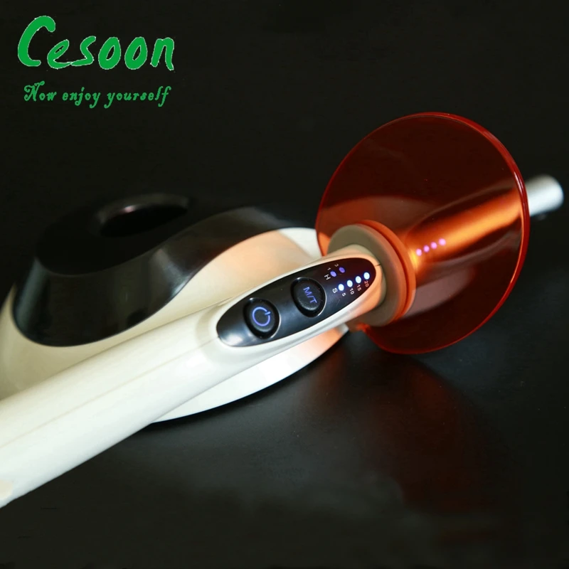 Беспроводная Светодиодная лампа для полимеризации зубов 1 сек 2300 МВт | Красота и