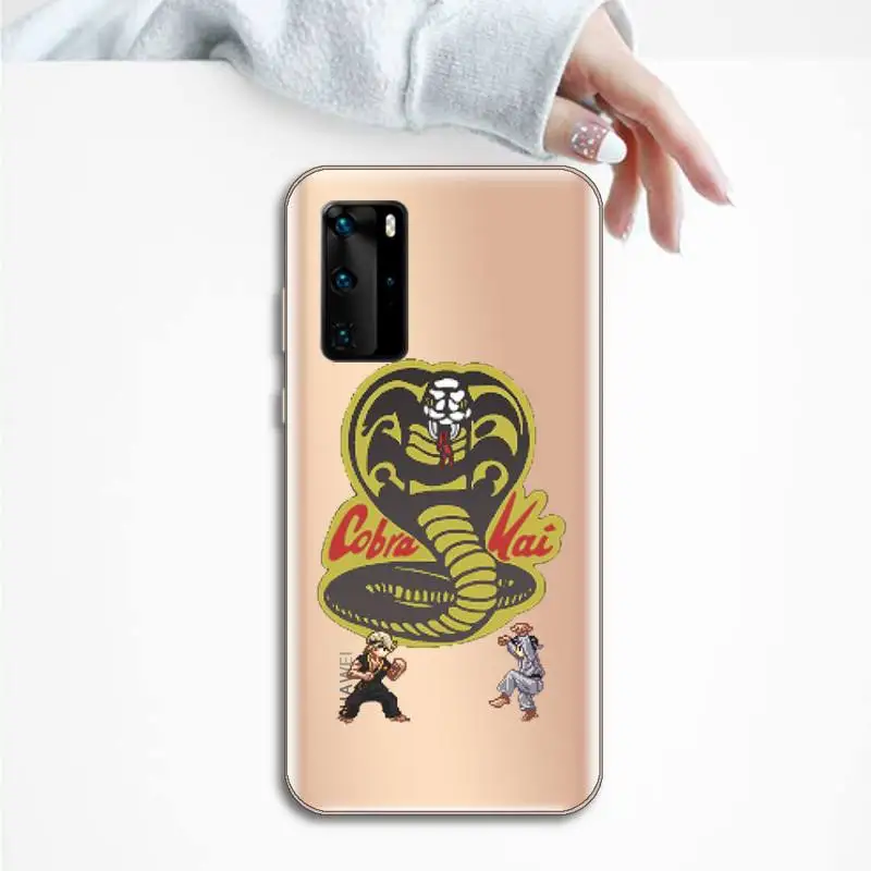 

Cobra Kai Phone Case Transparent for huawei honor P 40 30 20 lite Pro 10 i 8 9 x p smart 2019