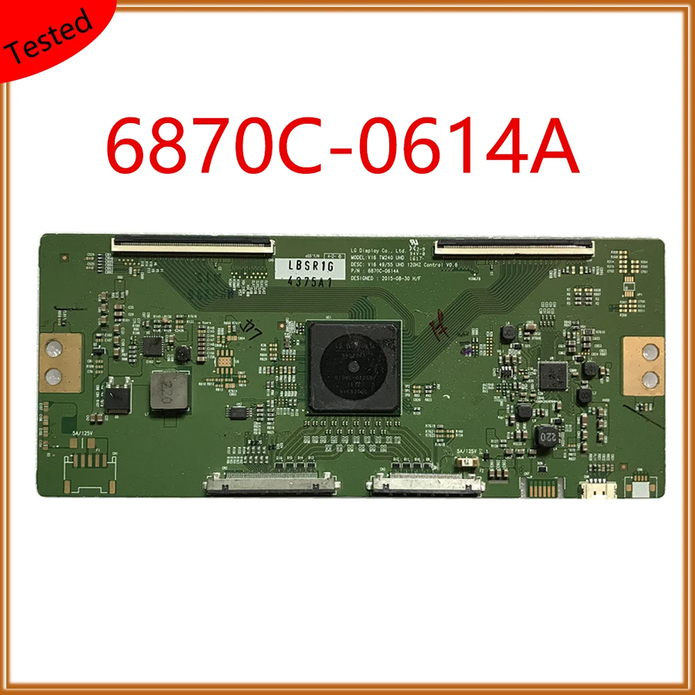 

6870C-0614A V16 49/55 UHD 120HZ V0.6 TCON Card For TV Original Equipment T CON Board LCD Logic Board The Display Tested The TV