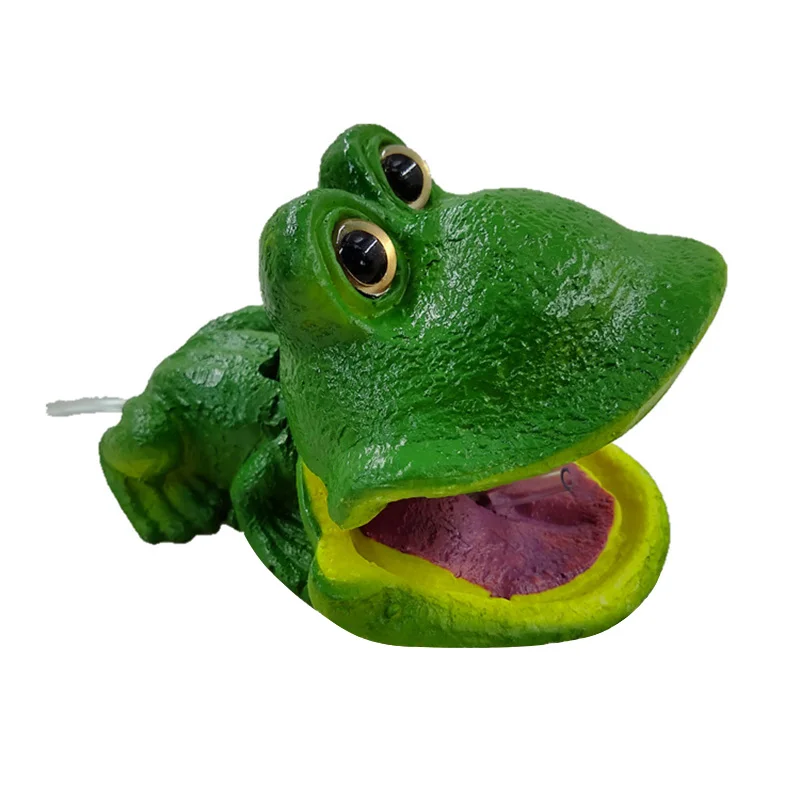 Милая Смола Мини лягушка/модель крокодила аквариум кислородный насос воздушный