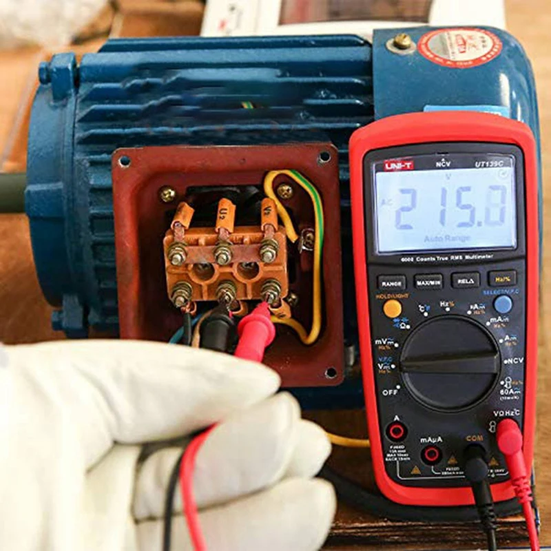 ABSF UNI T UT139C блок цифровой мультиметр Авто Диапазон True RMS метр конденсатор с