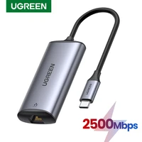 ugreen 2500mbps usb c ethernet adapter 2 5 gigabit type c to lan rj45 network card for macbook ipad pro usb c ethernet