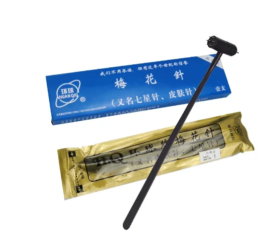 10 коробок одинарная/Двойная игла с цветком сливы для кожи семь звезд крови