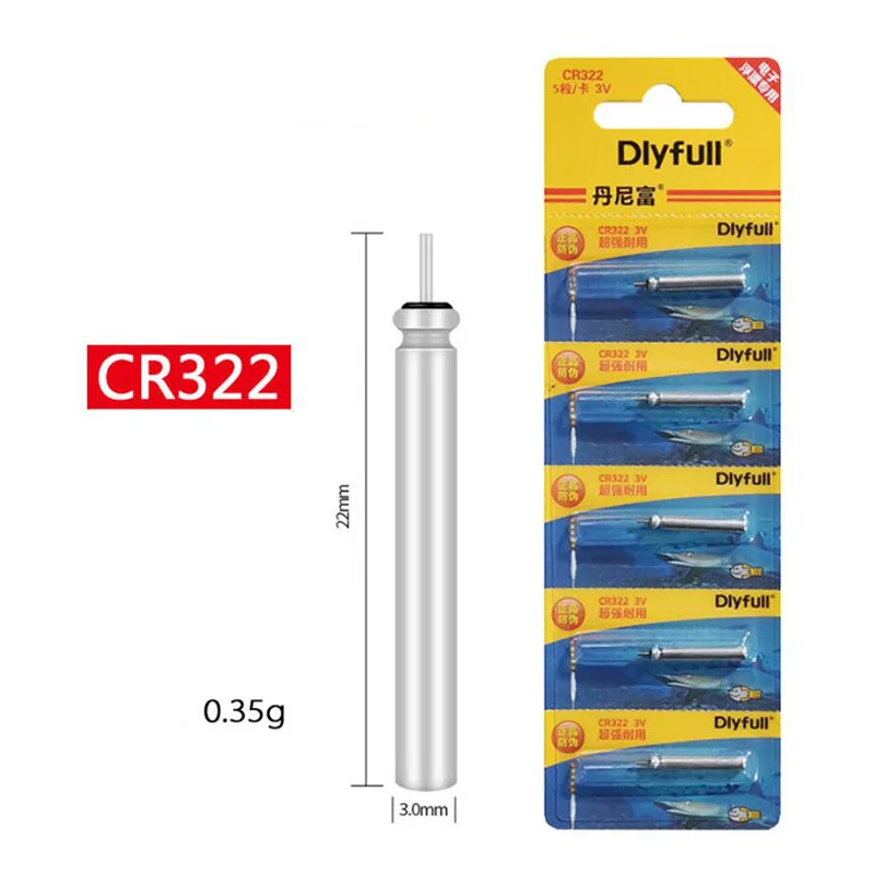 10 Pcs/Lot CR425 CR435 CR322 CR311 Fishing Float Battery Night Lithium Pin Cell Accessory F80 |