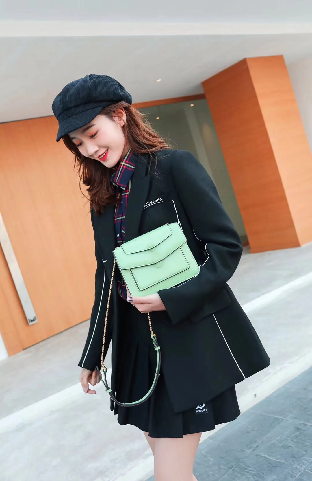 

The New Stylish Fashion Women Top Handbag One Shoulder And Crossbody Bag Genuine Cow Leather High Quality 2021 3Color 20cm