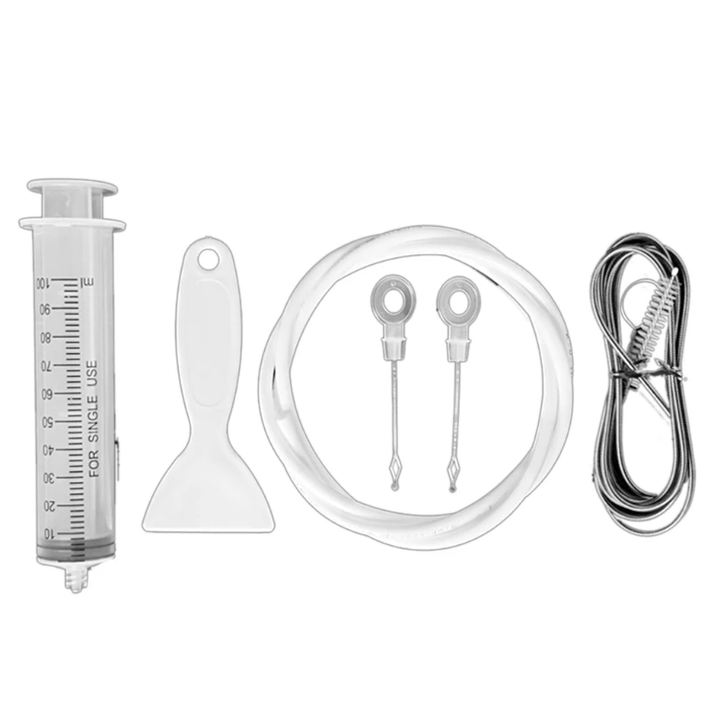 

Refrigerator Drain Hole Clog Remover Dredge Cleaning Set Cleaning Brush Durable Reusable Fridge Dredging Kit For Home