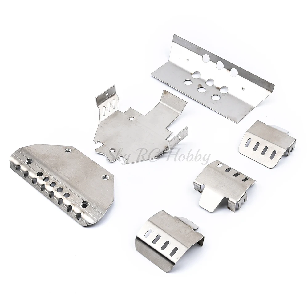 

RC Crawler Car Parts Alloy Front Rear Guard Chassis Axle Armor for 1/10 RC Car TRX TRX6 G63 DIY OP Parts