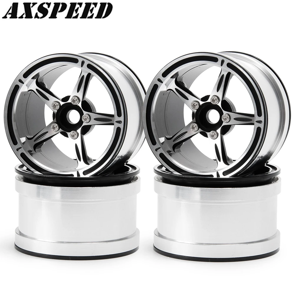 Колесные диски AXSPEED 2 дюйма металлическая Ступица колеса для 1/10 AXIAL Wraith 90048 RR10