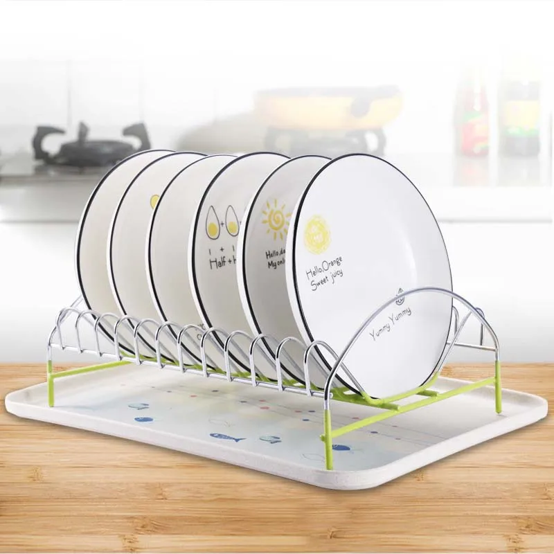 

Tableware Drain Rack Kitchen Storage With Tray Dishes Storage Rack Drain Bowl Rack Household Storage Supplies