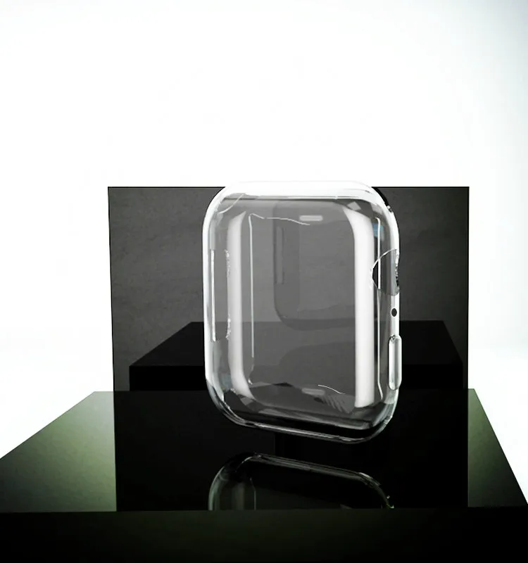 Case for apple watch band serie 6 se 4 3 5 iwatch strap 42mm 38mm 44mm 40mm Transparent Screen Protector cover Waterproof bumper