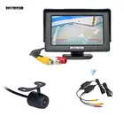Беспроводная камера заднего вида DIYSECUR, 4,3 дюйма, TFT ЖК-дисплей, водонепроницаемость IP68