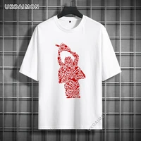 thanksgiving day chainsaw crazy europe t shirts 100 cotton oversized t shirts summer loose cotton t shirt 3d printed round neck
