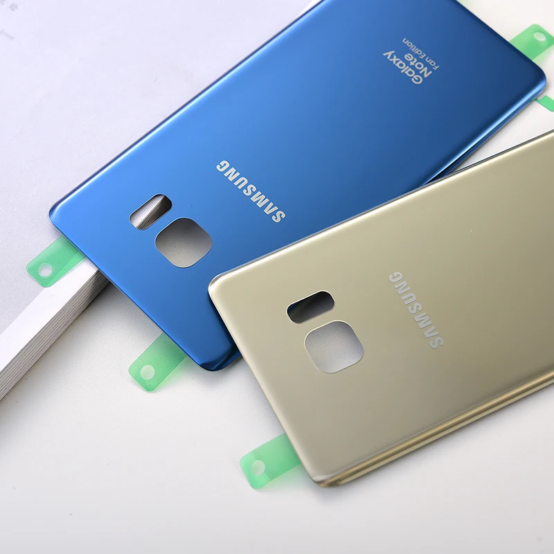 Samsung Galaxy Note7 Note 7 FE N930 N930F N935 3D стеклянный чехол задняя дверь Чехол Fan Edition крышка