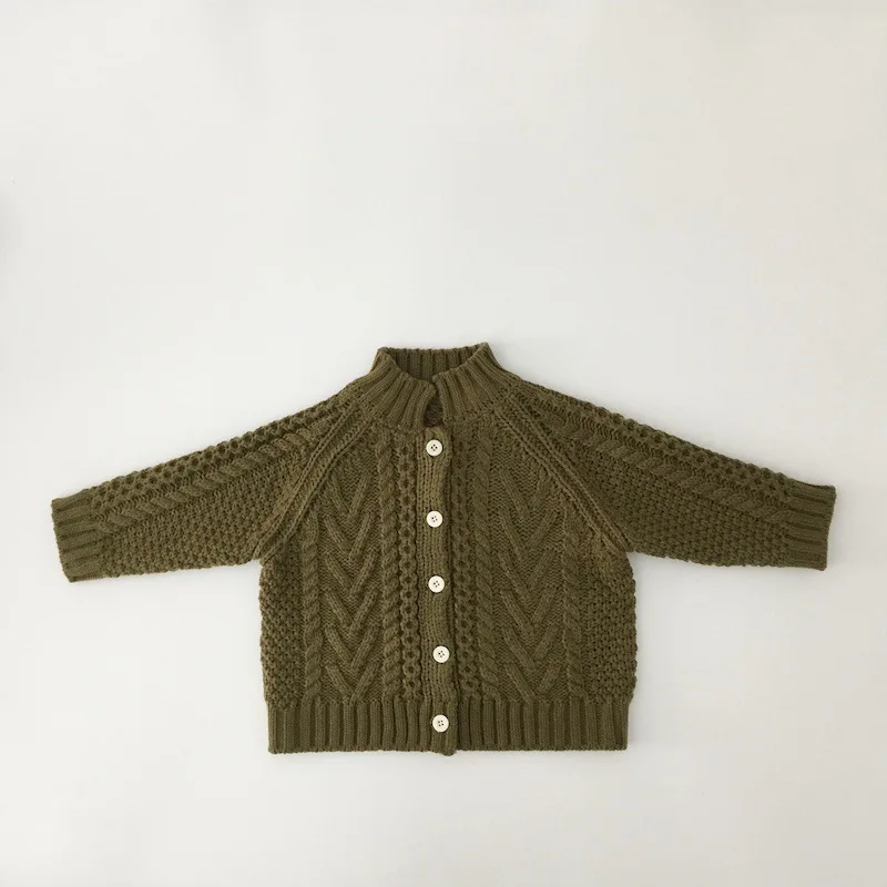 

Baby Sweater Thick Line Cardigan Sweater Thick Sweater Coat Sweater Children Baby Boy Sweater Baby Girl Clothes