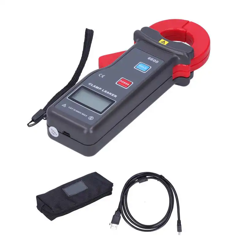 ETCR 6600 AC 0mA 600A ток утечки клещи с USB Связь токоизмерительне прибор для измерения