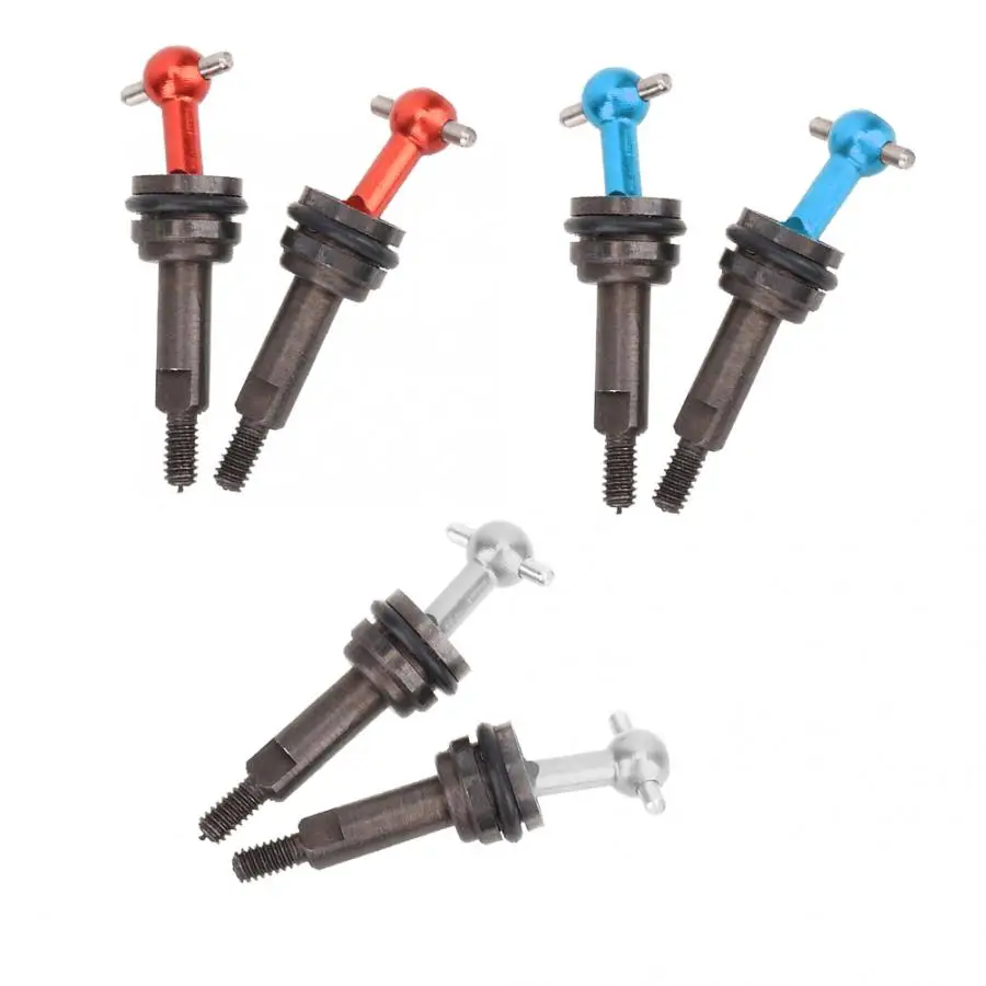 2PCS RC Car Universal Drive Joint Spare Parts Fit for WLtoys 1/28 K969 K989 P929 Vehicle Model Accessory | Игрушки и хобби