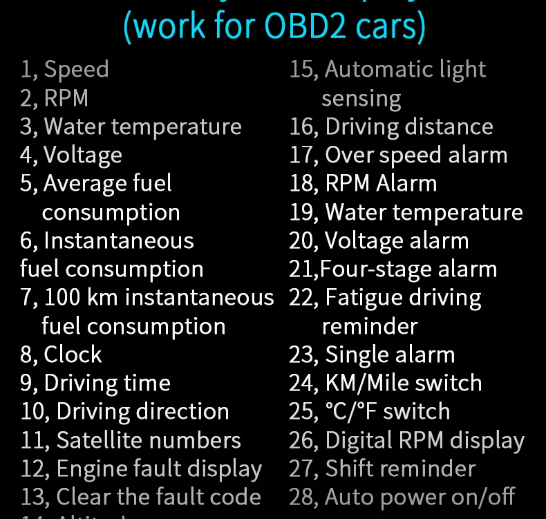 GPS + OBD C800 HUD автомобиль Дисплей системном Спидометр лобовое стекло проектор