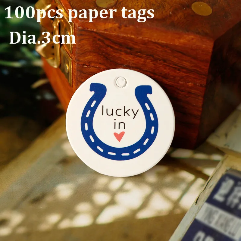 lucky 100pcs Спасибо ярлык для подарка своими руками Единорог лама Русалка Роза дизайн Свадебная вечеринка бумажные бирки Упаковка Этикетка декоративные бумажные бирки - Цвет: lucky 100pcs