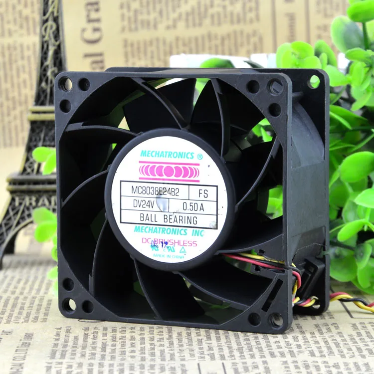 

Delivery Hitachi Elevator Inverter Fan Mc8038e24b2 24V 0.50a 3-Wire 8cm