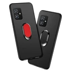 Чехол для Asus ZenFone 8 роскошный 5,92 дюймовый Мягкий Черный силиконовый магнитный автомобильный держатель кольцо чехол для телефона Asus ZenFone 8 ZS590KS чехлы