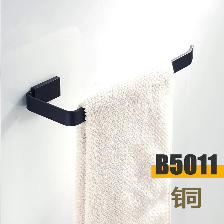 Современный черный набор аксессуаров для ванной комнаты 3 шт. крючок халата