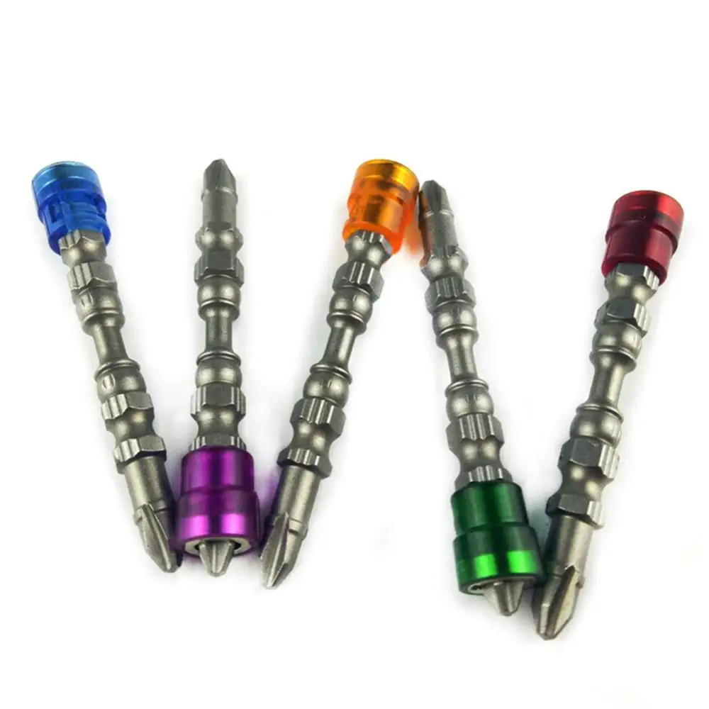 

Оптовая продажа 5 шт. 65 мм магнитное кольцо стальная Крестовая головка электрическая отвертка набор ручных инструментов