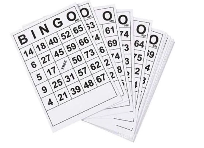 Бесплатная доставка Бинго части 30 бинго карты плюс 25 чипы вечерние семейная