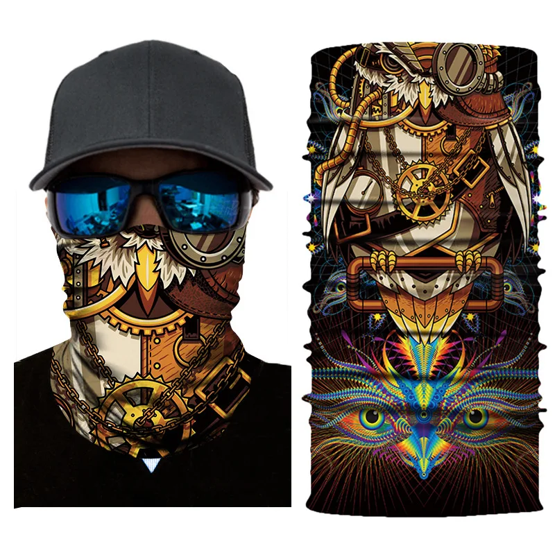 1 шт. маска для лица 3D Рисунок льва обезьяны с животным принтом Балаклава