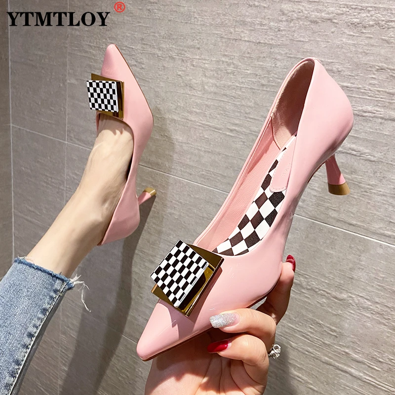 

Туфли женские на высоком каблуке-шпильке, пикантные свадебные туфли с острым носком, туфли-лодочки, белый цвет