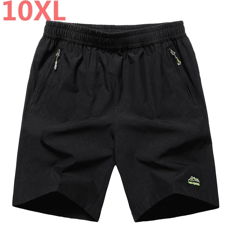

big size 10XL 9XL 8XL 7X 6X men elastic waist shorts plus big size men summer light casual beach boardshorts gasp casual shorts