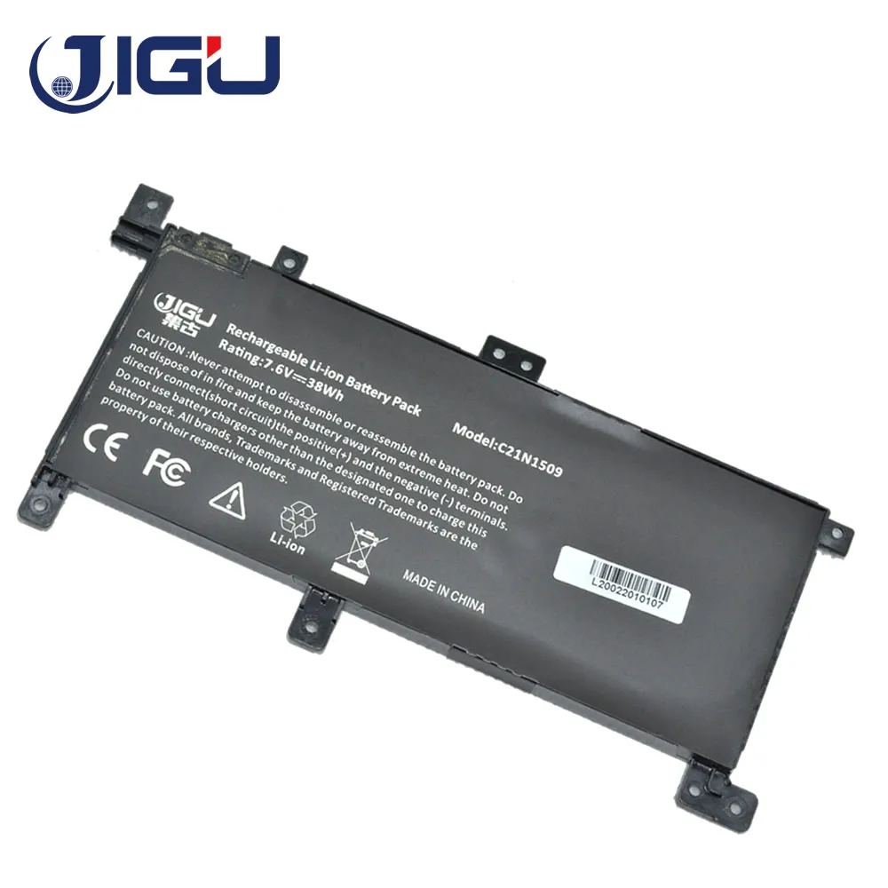 

JIGU 2CELLS Laptop Battery C21N1509 For Asus A556U X556UR X556UQ X556UV F556UB VM591 F556UF R558UQ F556UJ F556UQ F556UR R558UR