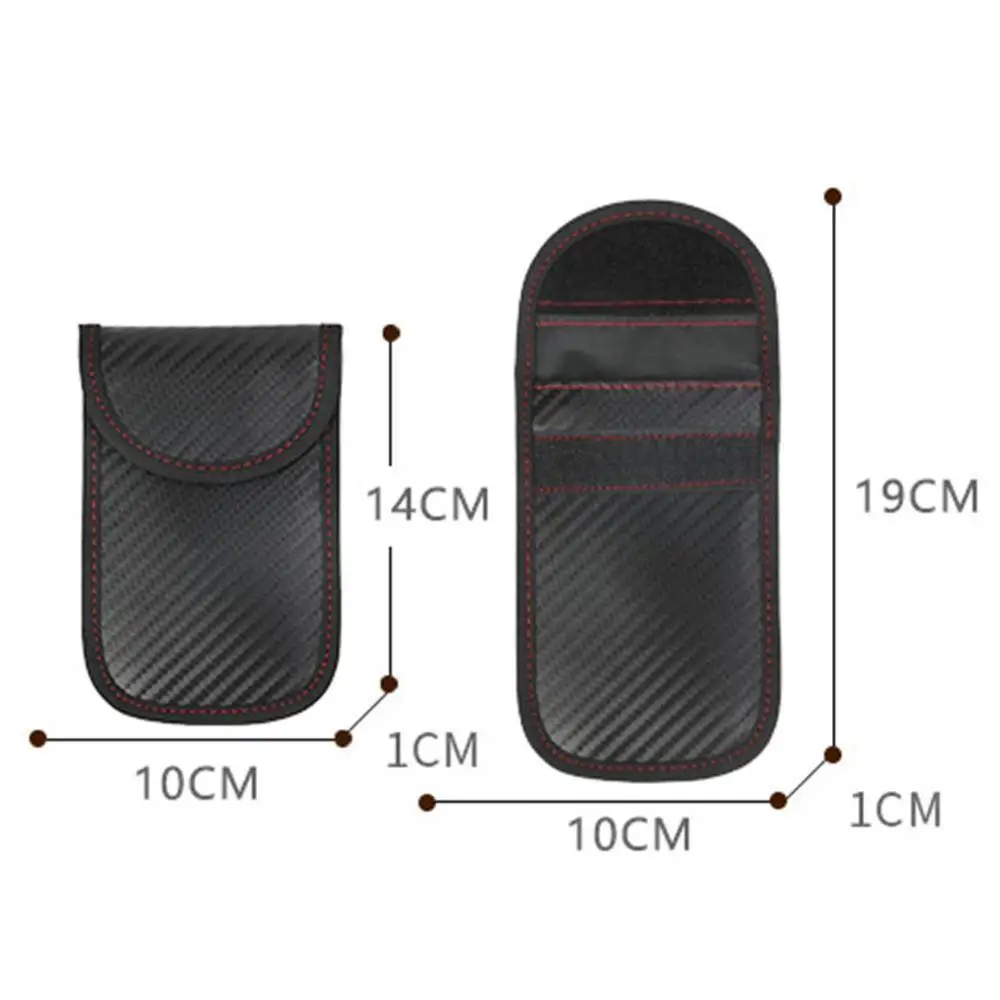 

Signal Shielding bag Case Faraday Cage Fob Pouch High Blocking Quality Accessories RFID Bag Auto Keyless D4X3