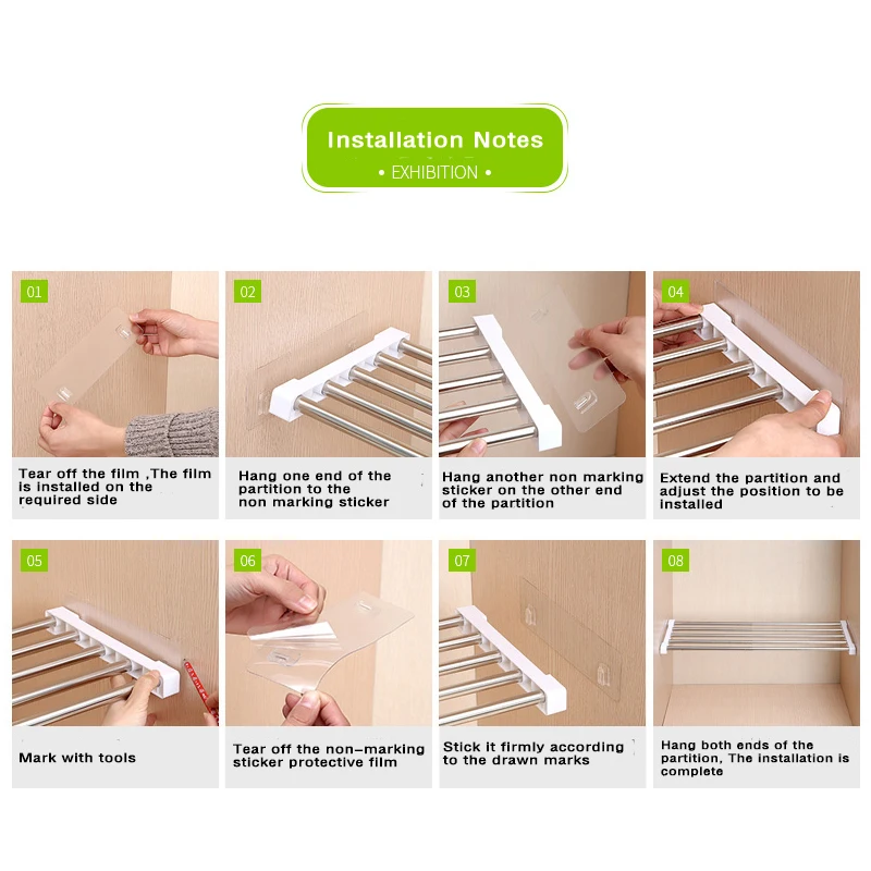 adjustable kitchen wardrobe shoes organizer wall mount bracket storage rack spice jar rack cabinet shelf supplies bathroom rack free global shipping