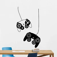 gamepads wall decal nintendo gamecube controllers gaming wall c5035