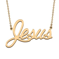 jesus custom name necklace customized pendant choker personalized jewelry gift for women girls friend christmas present